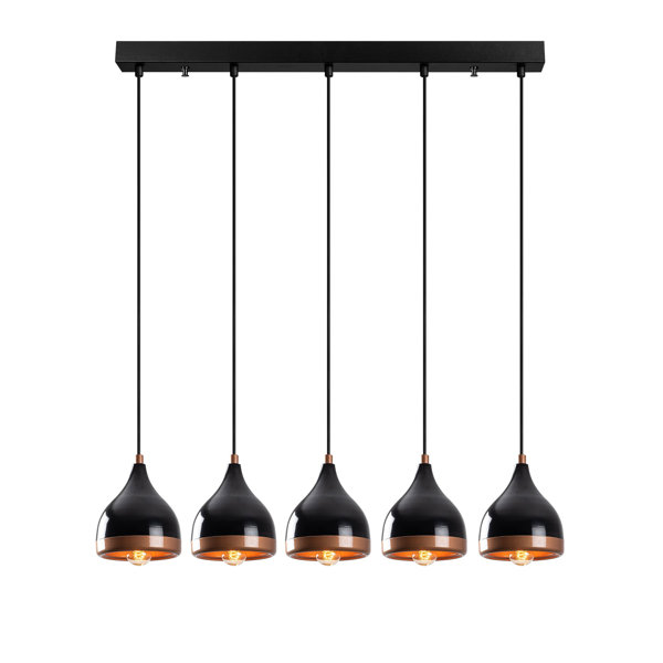 East Urban Home Julius 5 Light Kitchen Island Dome Pendant Wayfair